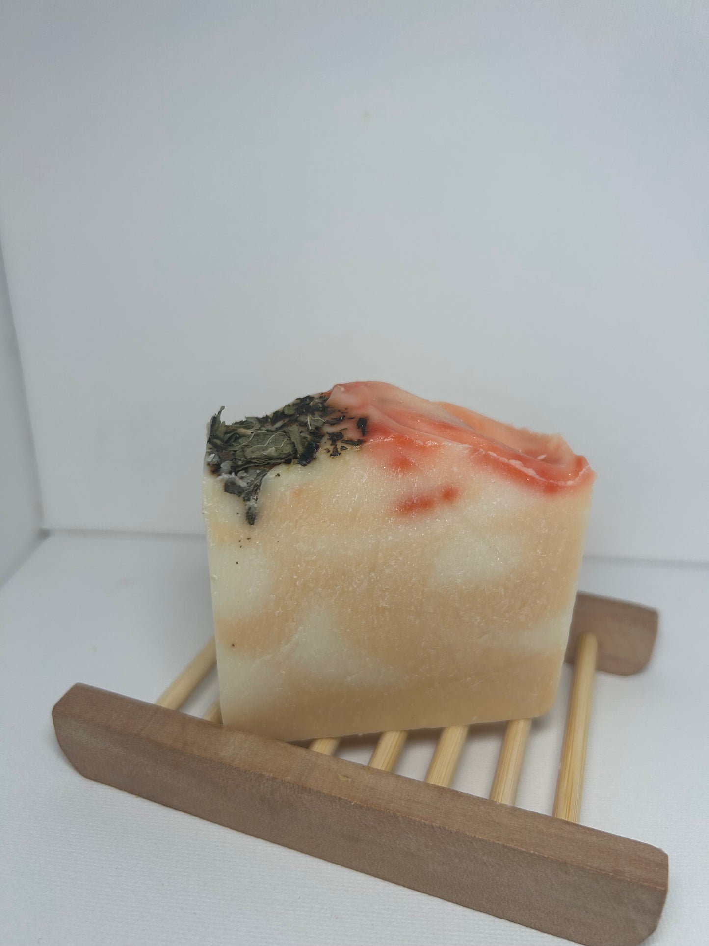 Candy cane soap