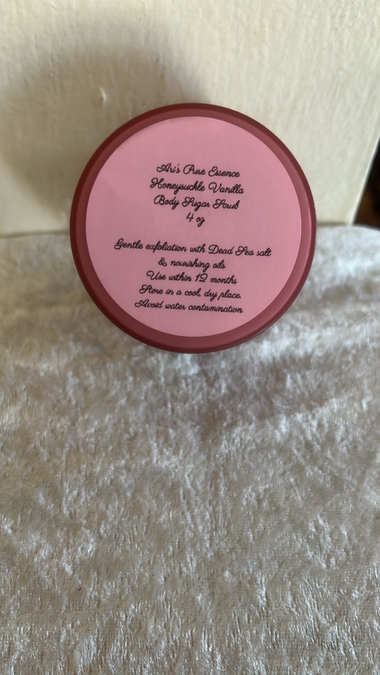 Sugar body scrub