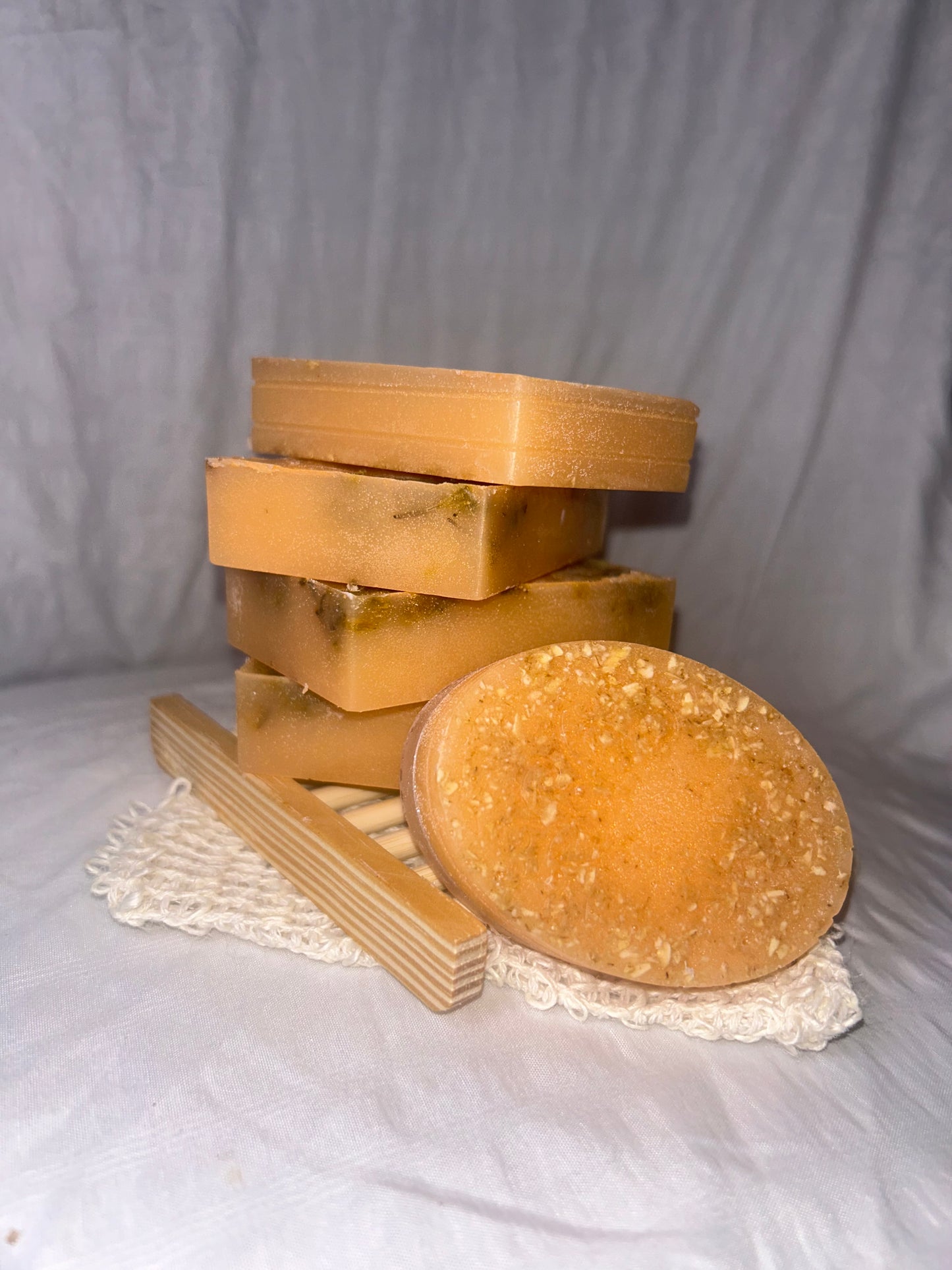 Orange oat soap